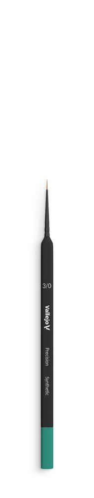 Vallejo Brush - Precision - Round Synthetic Brush, Triangular