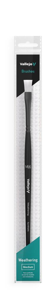 Vallejo Flat Brush - Weathering - Weathering Flat Synthetic (2)