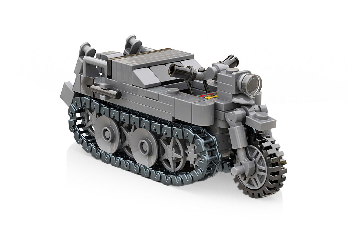 Build Army BA0002 Kettenkrad Tracked Motorcycle