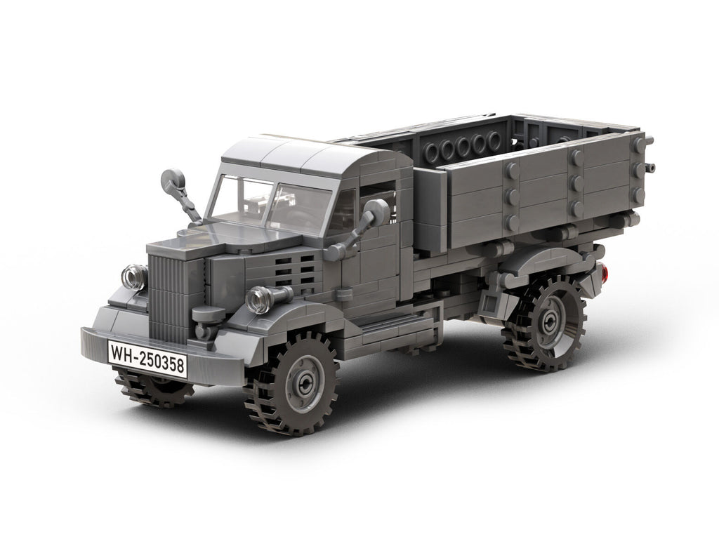 Build Army BA0004 Opel Blitz WWII German Truck Model Brick Kit