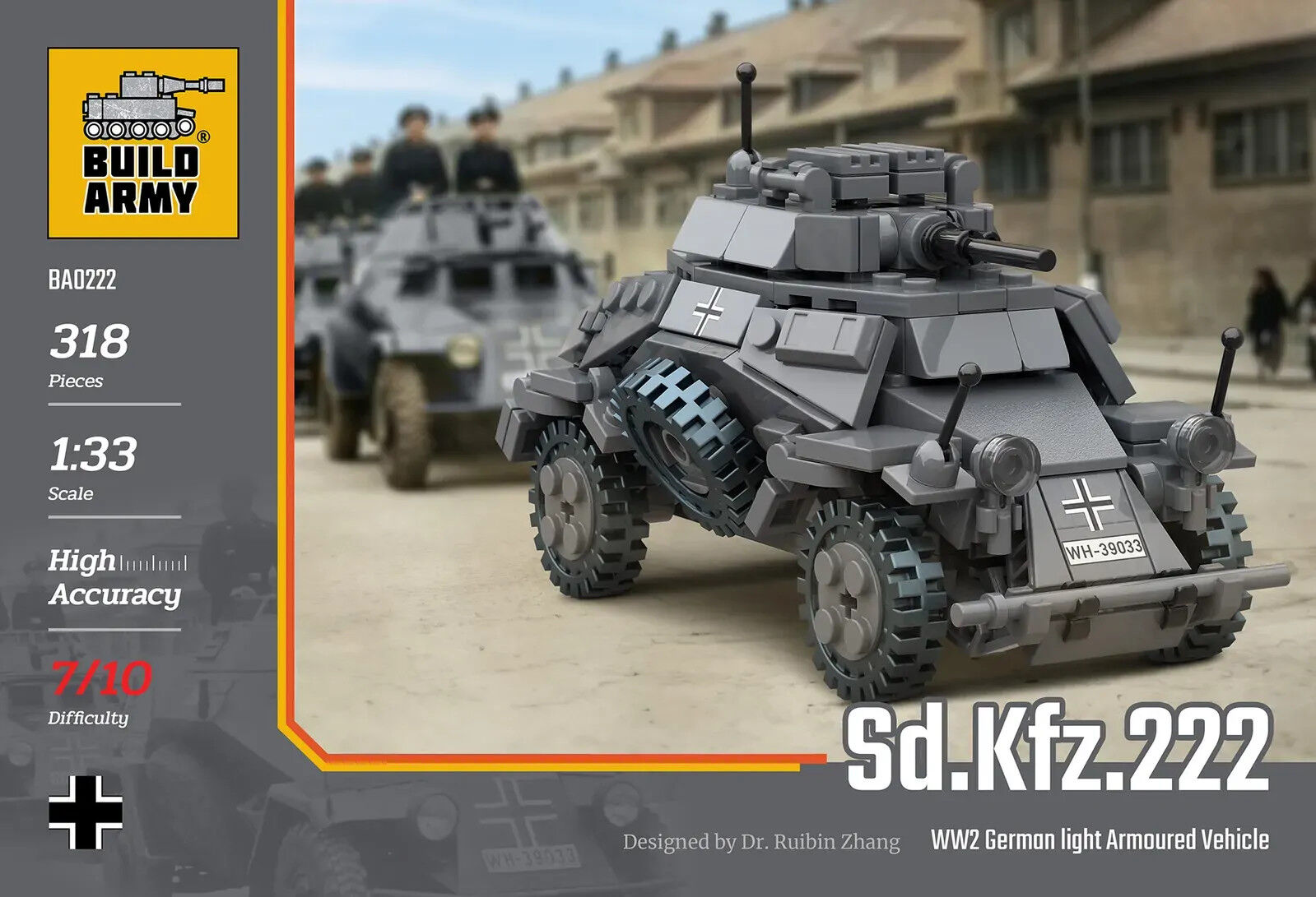 Build Army BA0222 Build Army Sd.Kfz.222 - Hobby City NZ