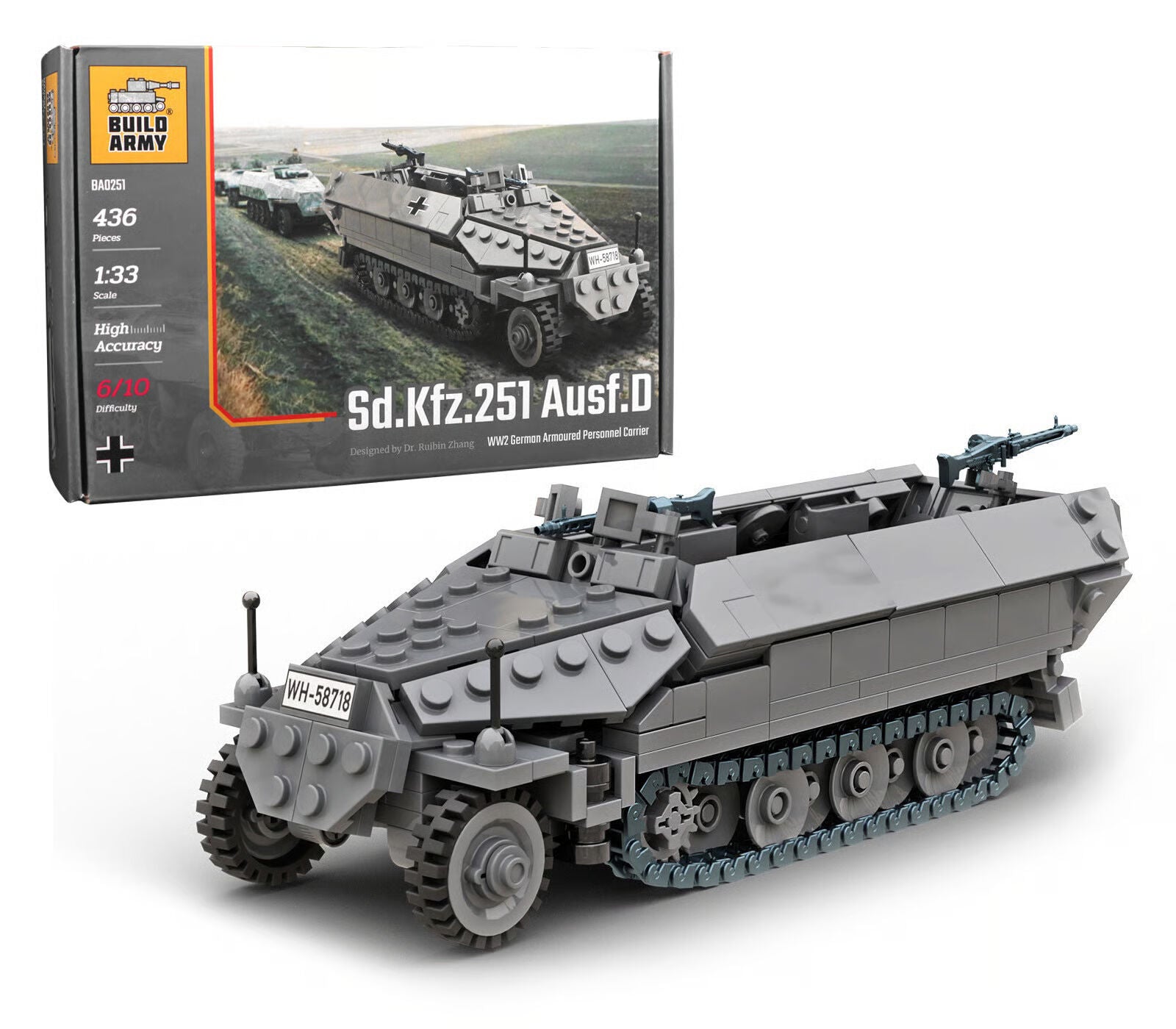 Build Army BA0251 Sd.Kfz.251 Ausf.D