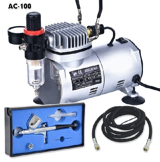 Fengda AC-100 COMPRESSOR SET WITH AIRBRUSH
