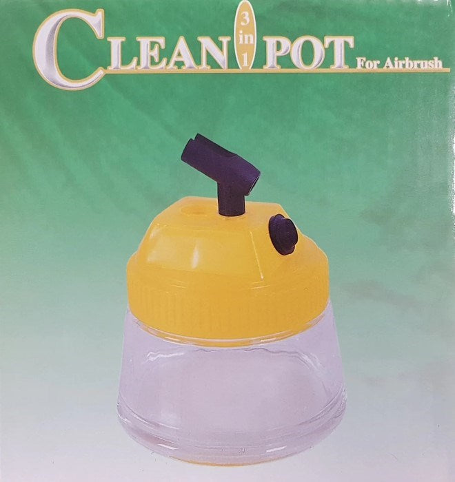 AIRBRUSH CLEANING POT WITH LID - Hobby City NZ