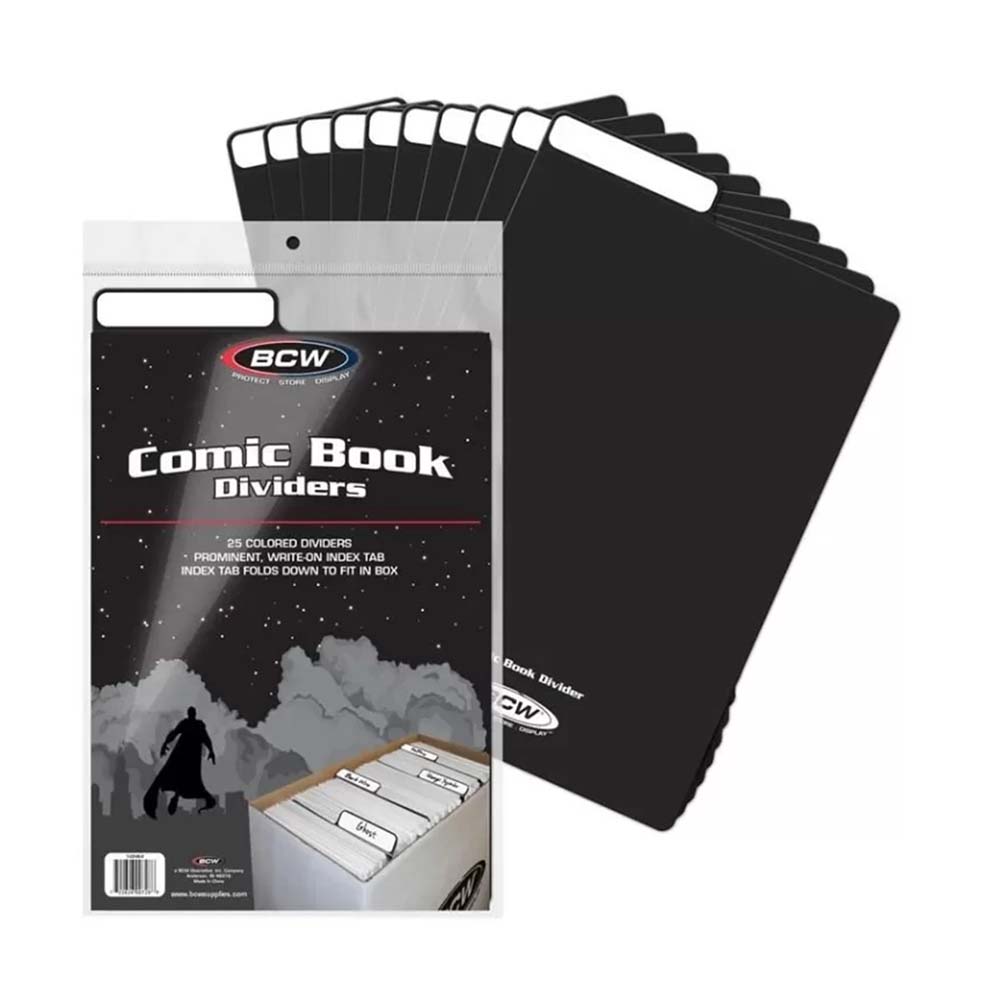 BCW / Monster Comic Divider Pack 25ct Black