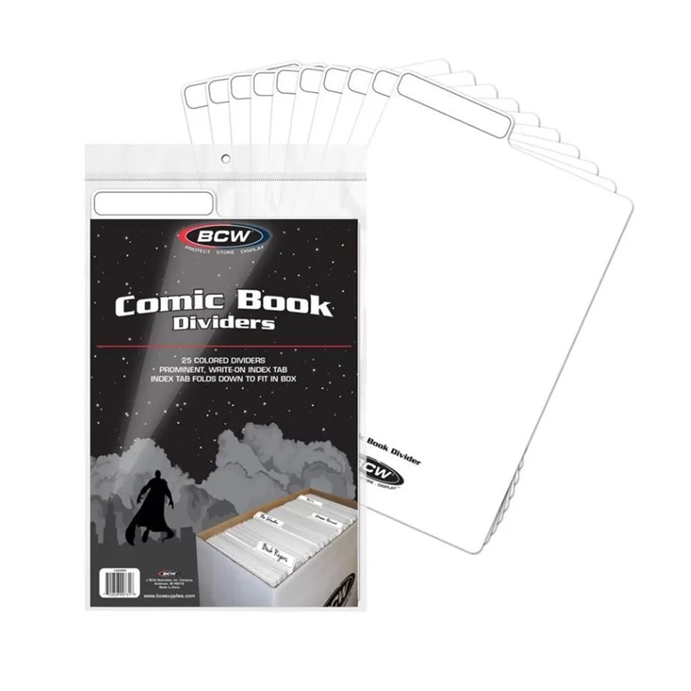 BCW / Monster Comic Divider Pack 25ct White