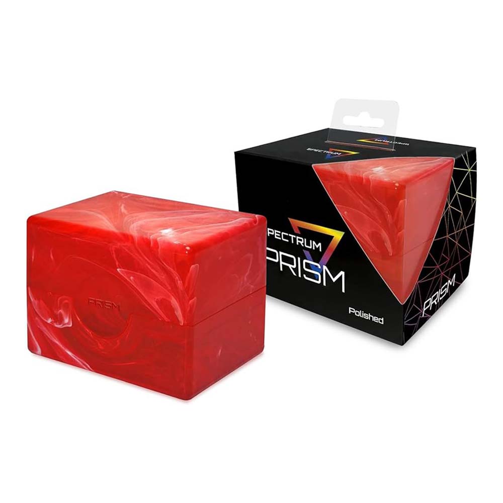 BCW / Monster Prism Deck Case Polished Carnelian Red