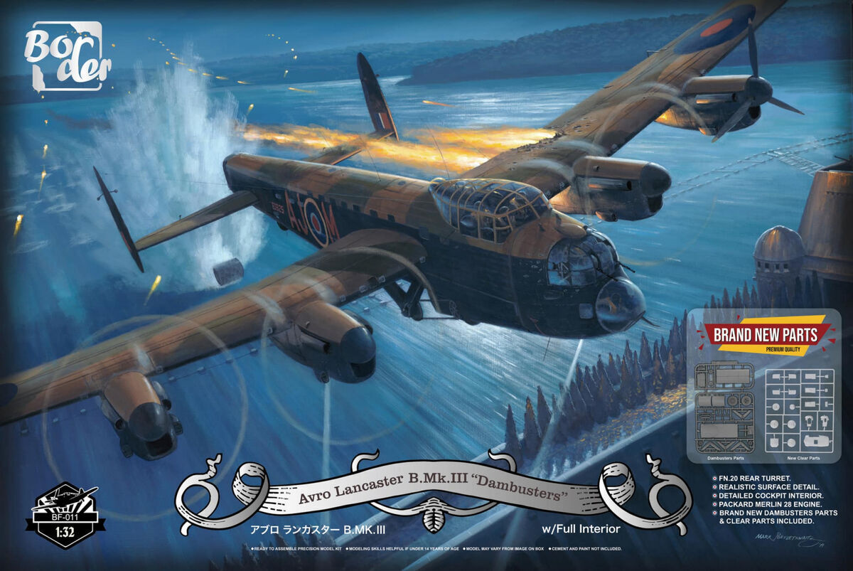 Border Model BF011 1/32 Lancaster B.MKIII Dambuster (9120457818349)