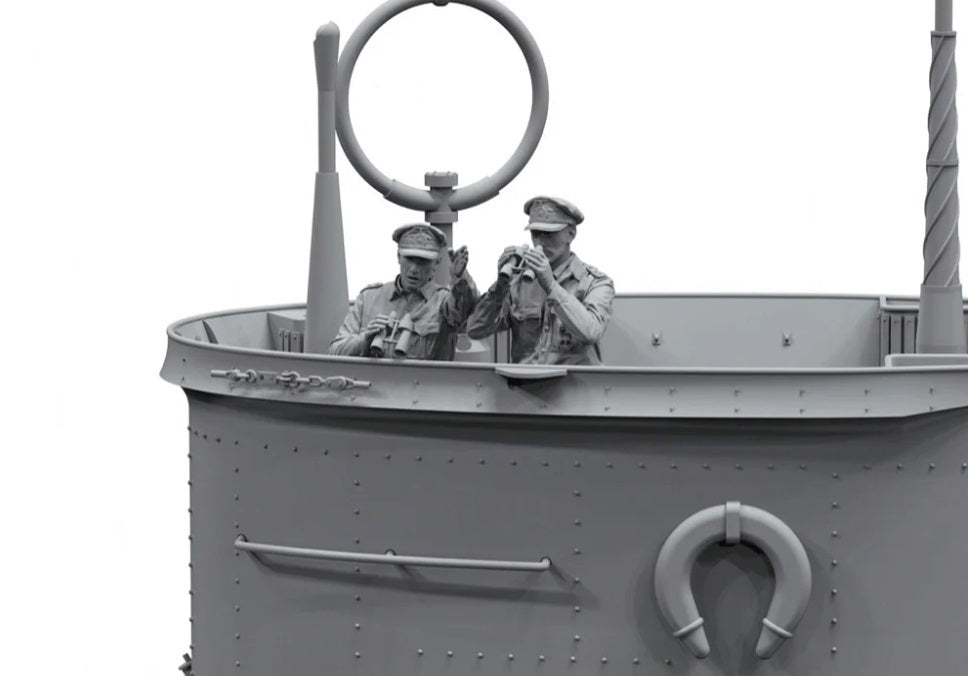 Border Model BR003 1/35 German Submariners & Commanders (Loading) (9120458113261)