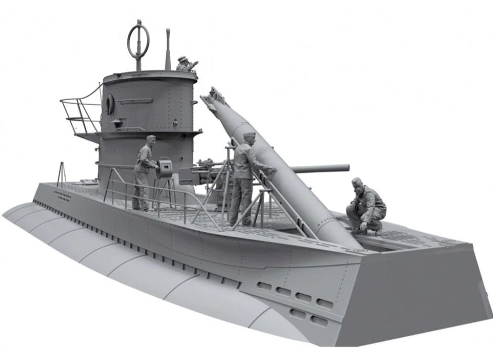 Border Model BR003 1/35 German Submariners & Commanders (Loading) (9120458113261)