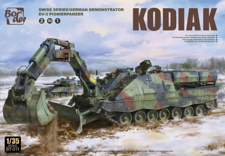 Border Model BT011 1/35 Kodiak Swiss Series/German Demonstrator AEV-3 Pionierpanzer (2 in 1) - Hobby City NZ (8964825579757)