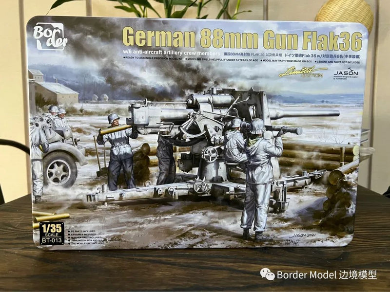 Border Model BT013 1/35 88mm Gun Flak36 Anti-aircraft Artillery - Hobby City NZ (8964825645293)