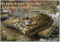 Border Model BT025 1/35 Pz.Kpfw.IV Ausf. J Early/Mid & Railway Flatbed Ommr (9120458473709)