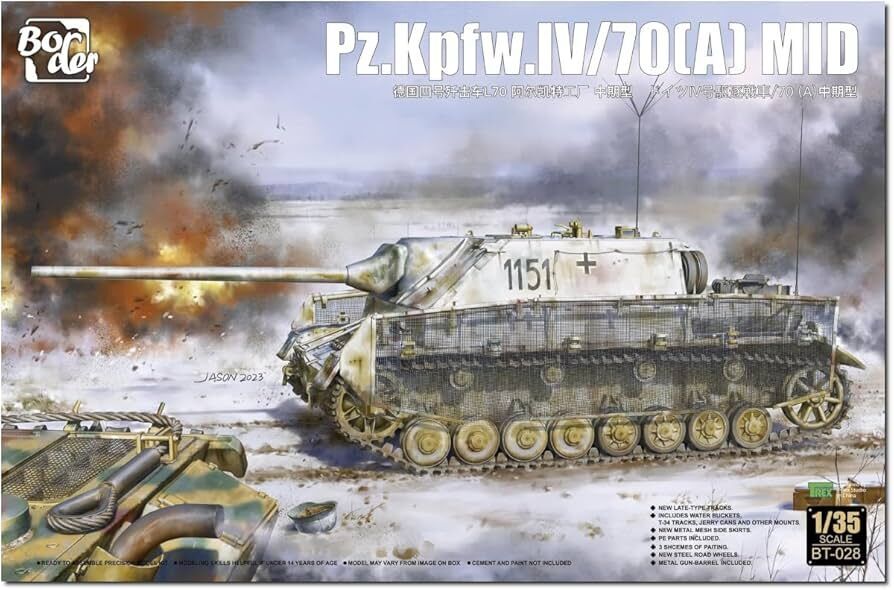 Border Model BT028 1/35 Pz.Kpfw. IV L/70(A) Mid (9120458735853)