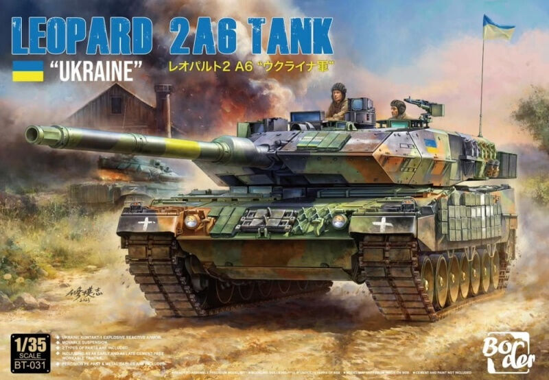 Border Model BT031 1/35 Leopard 2A6 UKRAINE (9120458899693)