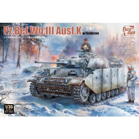 Border Model BT048 1/35 Pz.Bef.Wg.III Ausf.K 2in1 w/SchÃƒÆ’Ã†â€™Ãƒâ€šÃ‚Â¼rzen (9120460046573)