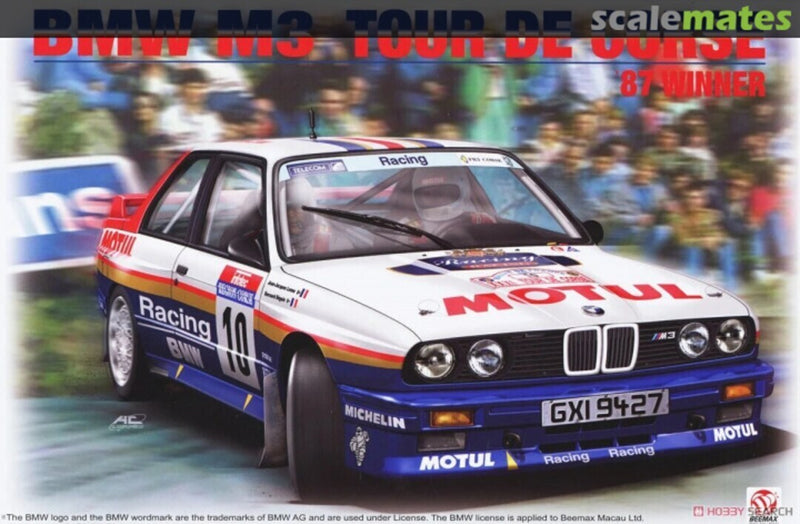 Beemax 24029 1/24 BMW M3 Tour de Corse '87 Winner - Hobby City NZ (8964826071277)