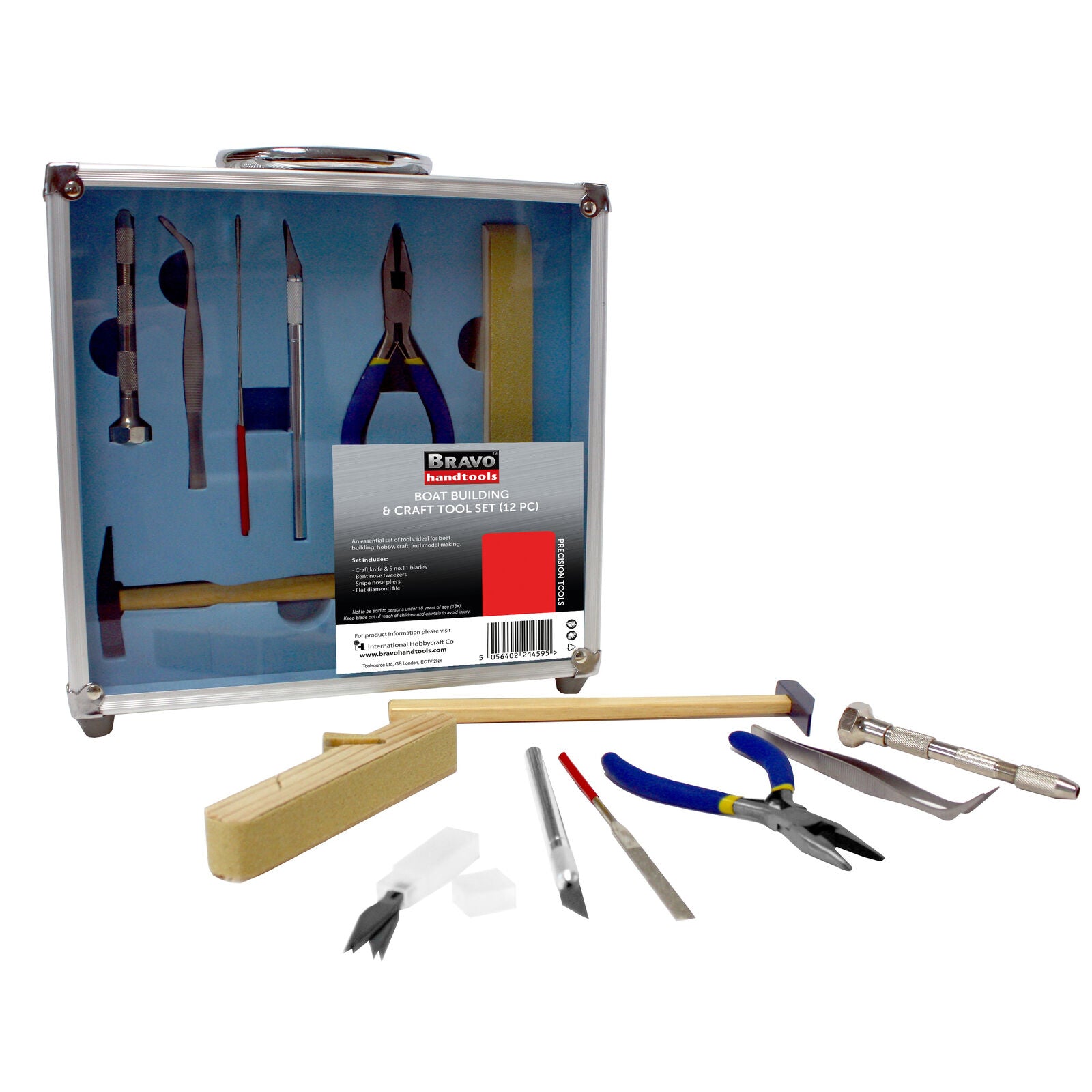 Bravo Handtools 181012 12pc Boat building Tool set - Hobby City NZ