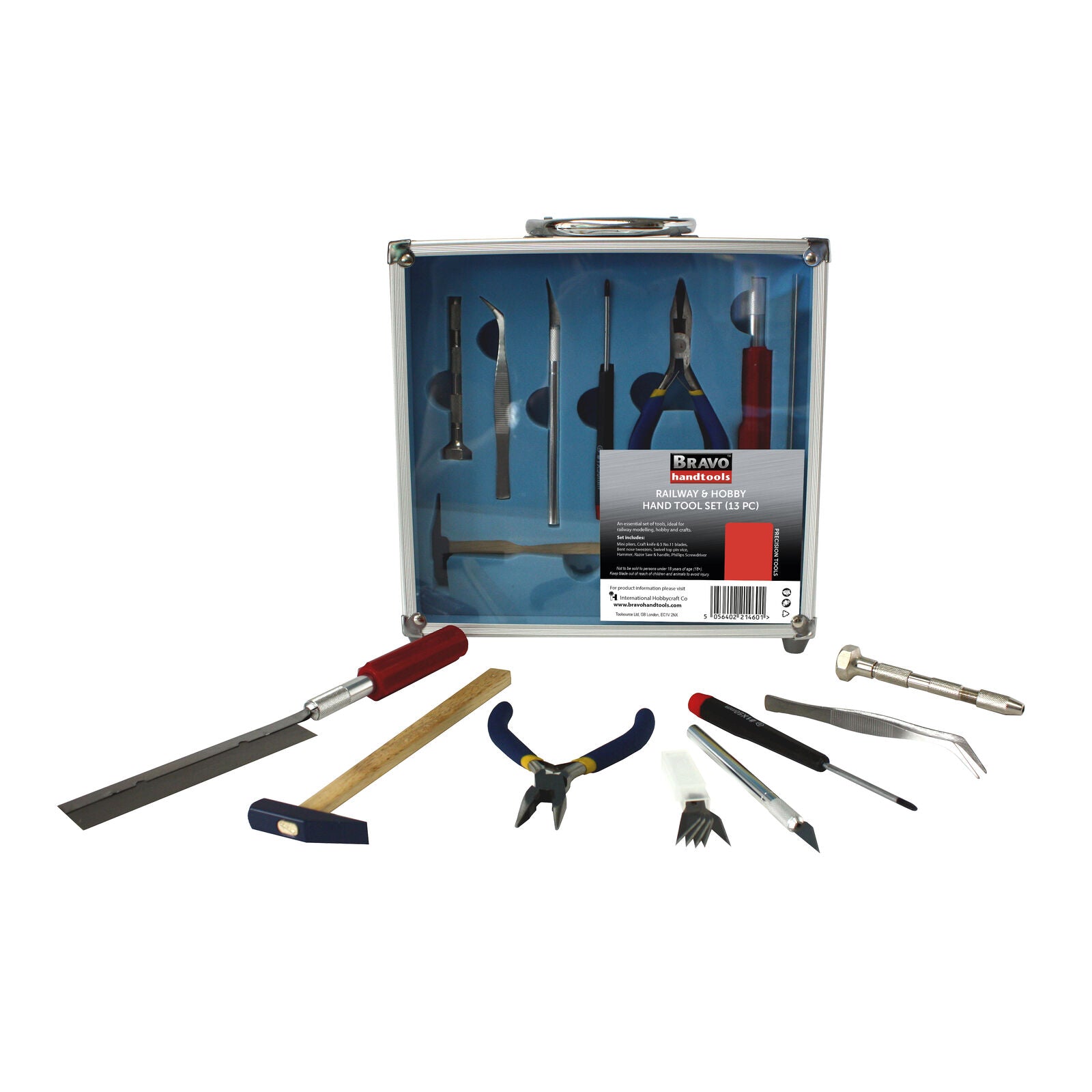 Bravo Handtools 181013 13pc Model Rail Tool set - Hobby City NZ