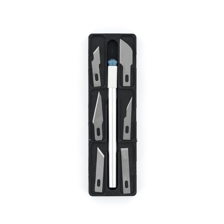 Bravo Handtools 181513 Classic #1 Knife Starter Set with 6 Assorted Blades - Hobby City NZ
