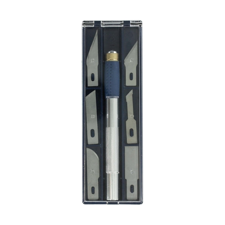 Bravo Handtools 182602 Soft Grip #2 Knife Set with 6 Assorted Blades - Hobby City NZ