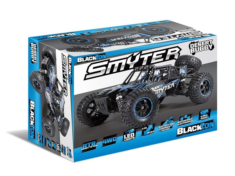 Blackzon 540115 1/12 EP RS 4WD Smyter Desert Buggy Blue (8232446918893)
