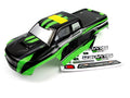 Blackzon 540039 Part Painted Slyder Monster Truck Body Shell (Black/;Green) (8327575863533)