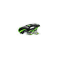 BlackZon Painted Slyder Stadium Truck Black/Green RC Car Body 1/16 Scale