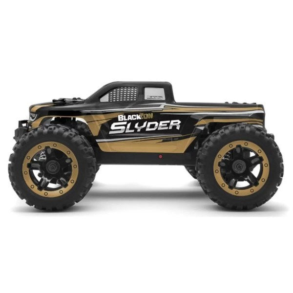 BlackZon Slyder MT Electric 4WD RTR Gold RC Monster Truck 1/16 Scale