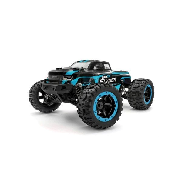 BlackZon 540104 1/16 4WD Slyder MT Electric Monster Truck RTR - Blue (8120468242669)