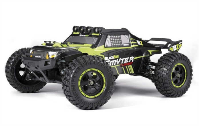 BlackZon Smyter DT Turbo Green RC Monster Truck 1/12 Scale