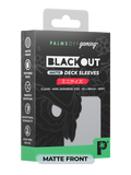 Palms Off BODS-JPN-CLR-M Blackout Deck Sleeves (60) Clear Matte â€“ Japanese Size (9250504737005)