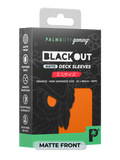 Palms Off BODS-JPN-ORA-M Blackout Deck Sleeves (60) Orange Matte â€“ Japanese Size (9250505097453)