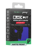 Palms Off BODS-JPN-PUR-M Blackout Deck Sleeves (60) Purple Matte â€“ Japanese Size (9250505359597)