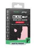 Palms Off BODS-JPN-ROS-M Blackout Deck Sleeves (60) Rose Matte â€“ Japanese Size (9250505588973)