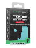 Palms Off BODS-JPN-TQS-M Blackout Deck Sleeves (60) Turquoise Matte â€“ Japanese Size (9250505621741)
