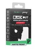 Palms Off BODS-JPN-WHI-M Blackout Deck Sleeves (60) White Matte â€“ Japanese Size (9250505720045)
