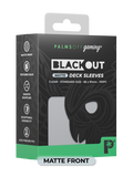 Palms Off BODS-ST-CLR-M Blackout Deck Sleeves (100) Clear (Matte Front) (9250506047725)