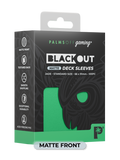 Palms Off BODS-ST-JDE Blackout Deck Sleeves (100) Jade (Clear Front) (9250506309869)