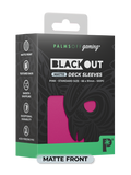 Palms Off BODS-ST-PNK-M Blackout Deck Sleeves (100) Pink (Matte Front) (9250506899693)