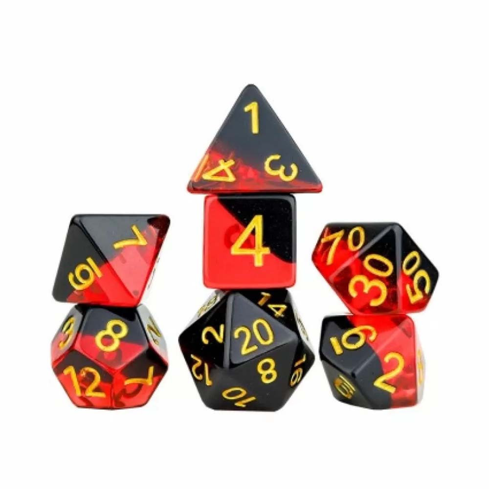 Sirius Brimstone Dice Set 7 - SDZ0009-06