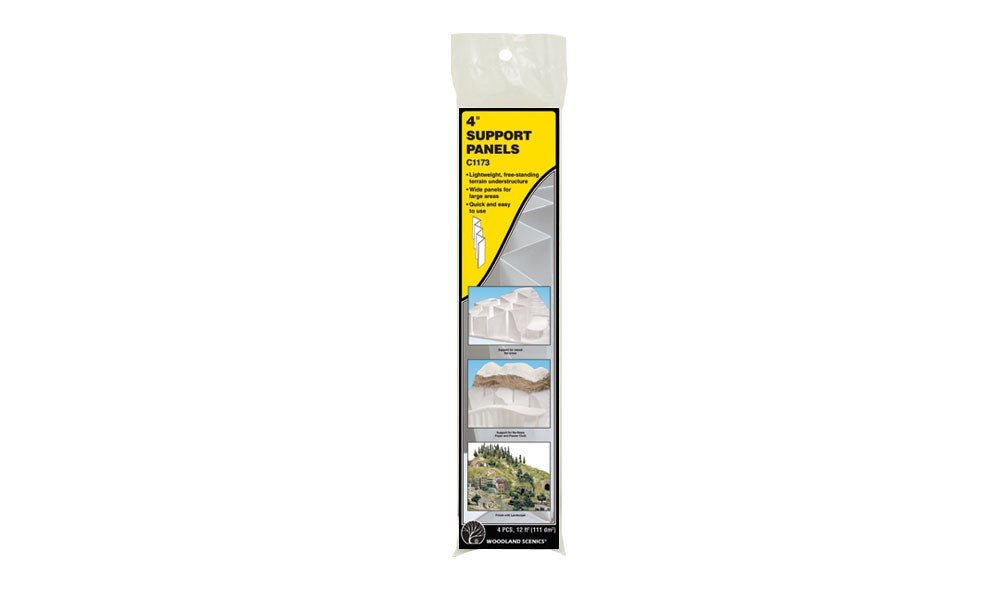 Woodland Scenics WOOC1173 4" SUPPORT PANELS 4/PK (7546287882477)