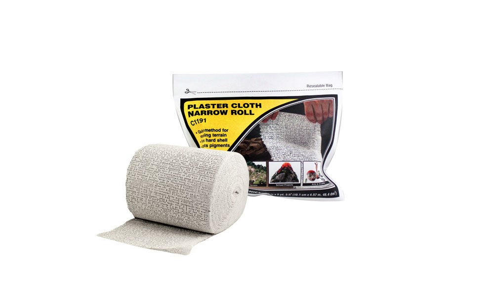 Woodland Scenics Plaster Cloth Narrow Roll 4" x 15"