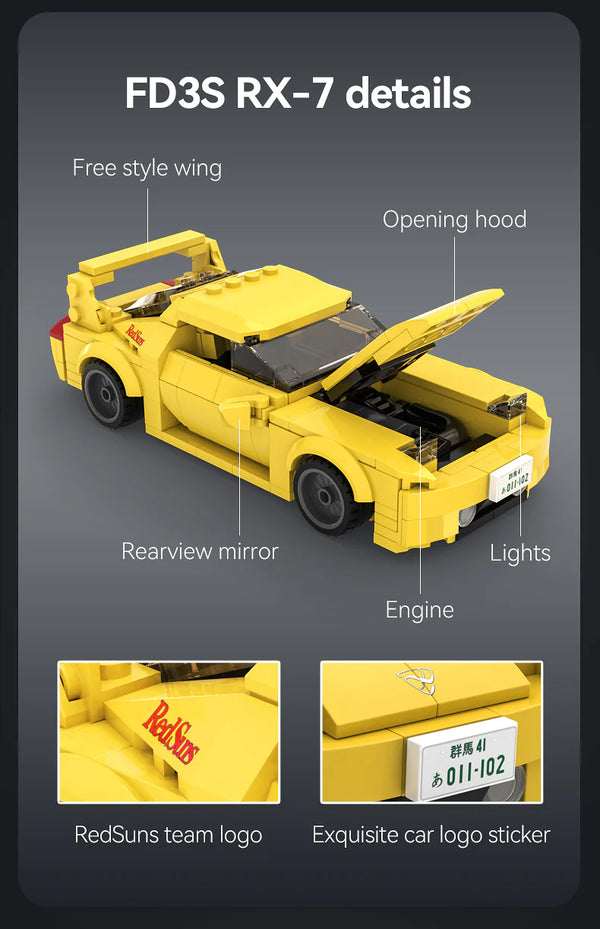 CaDa C55013W Initial D Keisuke Takahashi Mazda RX-7 FD3S - Hobby City NZ