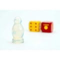 MDG Premium Robber & Metal Dice SetOpalite