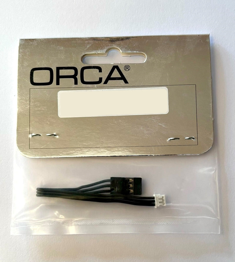 Orca CB23JHJR105 ORCA BEC Cable 105mm Long With White Plug. TOTEM 2S / 1S, OE1 MK2 2S / 1S, OE1.2 (9250463482093)