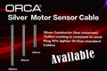 Orca CB25SV160MM Teflon Silver Sensor wire 160mm (9250463678701)