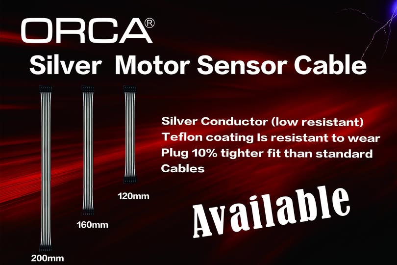 Orca CB25SV200MM Teflon Silver Sensor wire 220mm (9250463777005)