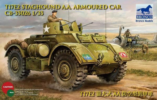 Bronco Models 1/35 CB35026 T17E2 Staghound AA Armored Car - Hobby City NZ (7816525447405)