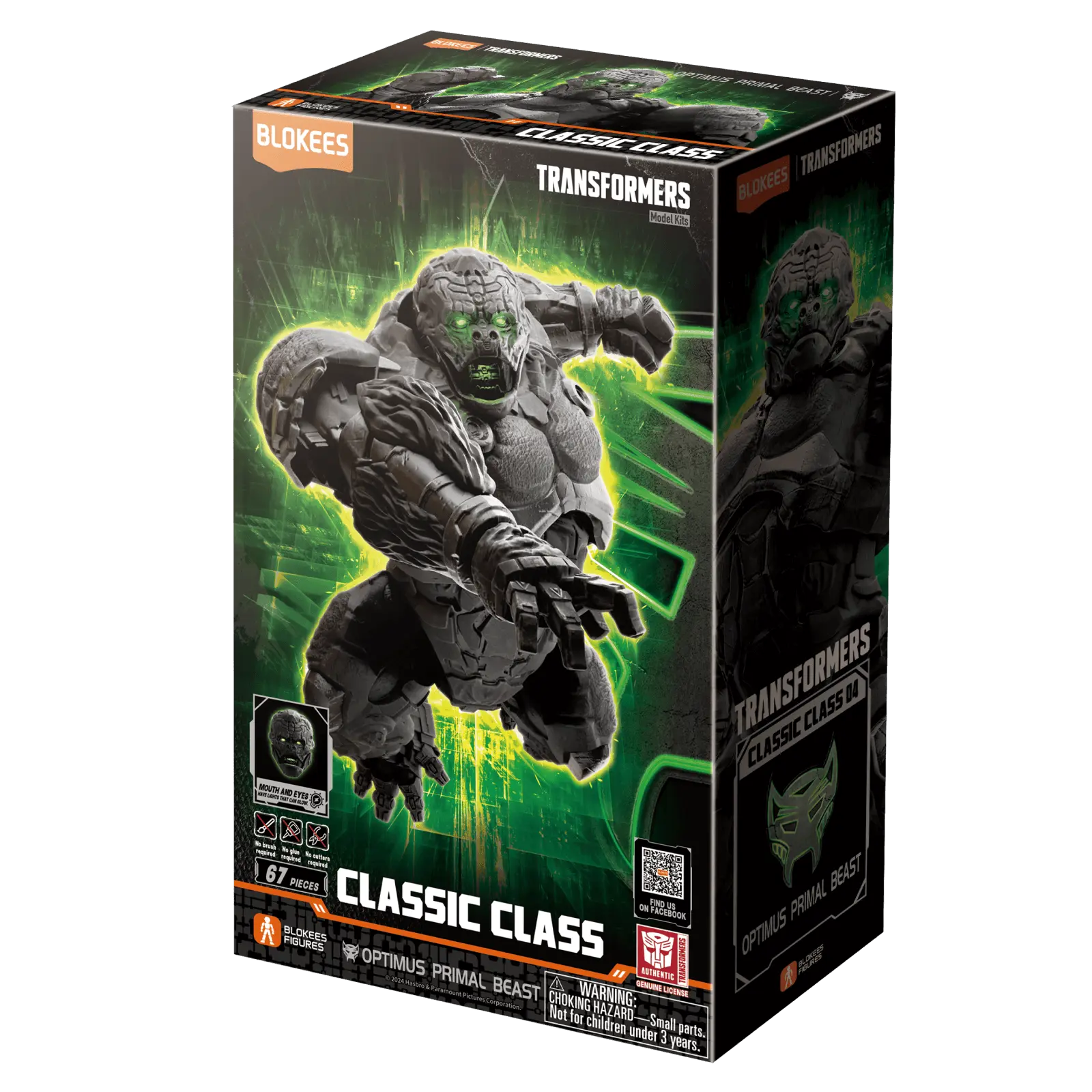 Blokees Transformers CC-04 Rise of the Beast Optimus Primal Beast 71144